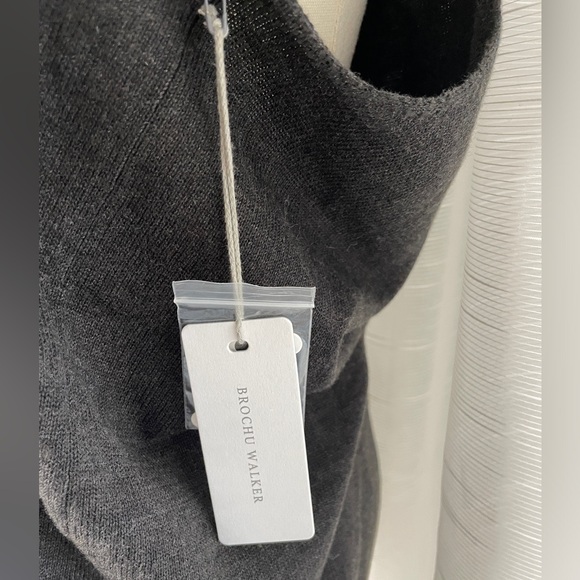 NWT Brochu Walker The Loreen Looker Layered Tank Dark Ash Combo Size Large - Picture 4 of 12